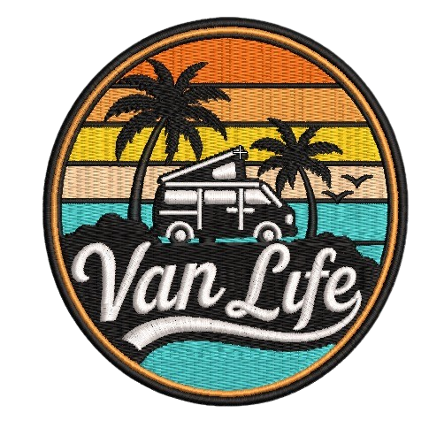 round customized patches